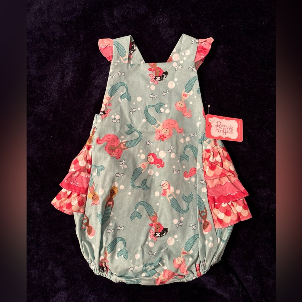RicRac & Ruffles 3T Bubble-Mermaid Theme